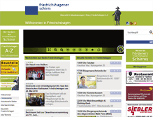 Tablet Screenshot of friedrichshagen.net